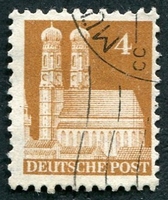 N°42-1948-ALLEMBI-FRAUENKIRCHE-MUNICH-4P-BISTRE/BRUN