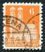 N°45-1948-ALLEMBI-FRAUENKIRCHE-MUNICH-6P-ORANGE