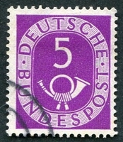 N°0011-1951-ALL FED-COR POSTAL-5P-LILAS