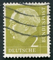 N°0062A-1953-ALL FED-PRESIDENT THEDORE HEUSS-2P-OLIVE