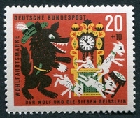 N°0282-1963-ALL FED-LE LOUP ET LES 7 AGNEAUX-20P+10P