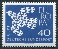 N°0240-1961-ALL FED-EUROPA-40P-BLEU