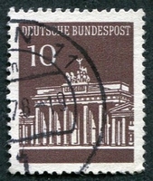 N°0368-1966-ALL FED-EDIFICES-PORTE DE BRANDEBOURG-BERLIN-10P