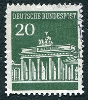 N°0369-1966-ALL FED-EDIFICES-PORTE DE BRANDEBOURG-BERLIN-20P