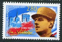 N°2944-1995-FRANCE-GENERAL DE GAULLE-8 MAI 1945