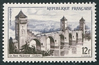 N°1039-1955-FRANCE-PONT VALENTRE-CAHORS-12F
