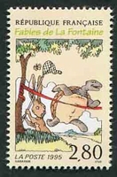 N°2963-1995-FRANCE-LE LIEVRE ET LA TORTUE-LA FONTAINE