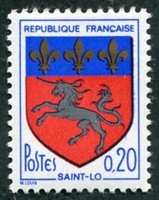N°1510-1966-FRANCE-ARMOIRIESDE SAINT-LO-20C