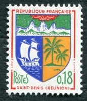 N°1354A-1962-FRANCE-ARMOIRIES-ST DENIS DE LA REUNION-18C