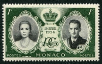 N°0473-1956-MONACO-MARIAGE PRINCIER-1F