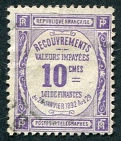 N°044-1908-FRANCE-10C-VIOLET