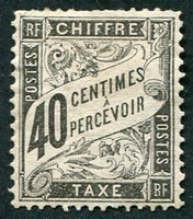 N°019-1881-FRANCE-TYPE DUVAL-40C-NOIR