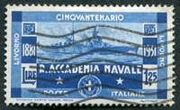 N°0282-1931-ITALIE-BATEAU-CROISEUR TRENTO-1L25-BLEU