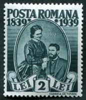 N°0556-1939-ROUMANIE-CHARLES 1ER ET LA REINE EN 1869-2L