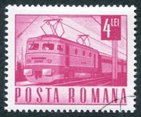 N°2364-1967-ROUMANIE-TRANSPORTS-TRAIN-4L-ROSE