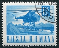 N°2355-1967-ROUMANIE-TRANSPORTS-HELICOPTERE-1L35