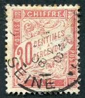 N°033-1893-FRANCE-TYPE DUVAL-30C ROUGE CARMINE