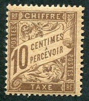 N°029-1893-FRANCE-TYPE DUVAL-10C-BRUN
