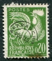 N°120-1960-FRANCE-COQ GAULOIS-20C