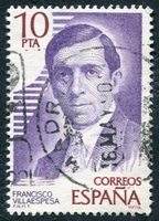 N°2160-1979-ESPAGNE-CELEBRITES-F.VILLAESPESA-10P