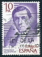 N°2160-1979-ESPAGNE-CELEBRITES-F.VILLAESPESA-10P