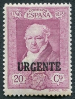 N°008-1930-ESPAGNE-GOYA PAR VICENTE LOPEZ-20C-LILAS/ROSE