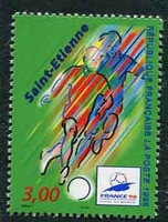N°3012-1996-FRANCE-COUPE MONDE FOOTBALL 98-ST ETIENNE