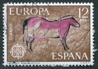 N°1904-1975-ESPAGNE-EUROPA-GROTTE DE TITO BUSTILLO-12P