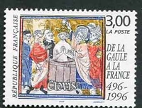 N°3024-1996-FRANCE-LE BAPTEME DE CLOVIS