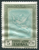 N°0037-1930-ESPAGNE-CENTENAIRE MORT DE GOYA-5C