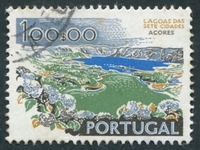 N°1143-1972-PORT-LAC DES 7 VILLES-ACORES-100E