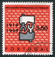 N°1058-1969-PORT-50 ANS DE L'O.I.T.-3E50