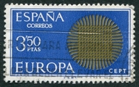 N°1622-1970-ESPAGNE-EUROPA-3P50