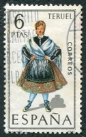 N°1629-1970-ESPAGNE-COSTUMES-TERUEL-6P