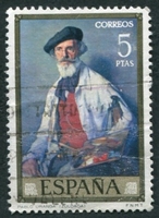 N°1680-1971-ESPAGNE-TABLEAU-PABLO URANGA-5P