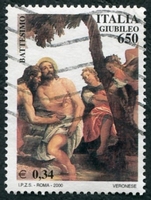 N°2417-2000-ITALIE-BAPTEME DU CHRIST-650L