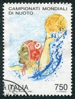 N°2062-1994-ITALIE-SPORT-CHAMP MONDE DE WATER POLO-750L