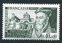 N°1625-1970-FRANCE-PHILIBERT DE L'ORME