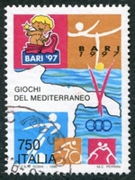 N°2193-1996-ITALIE-BARI 97-JEUX DE LA MEDITERRANEE-750L