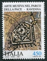 N°1886-1990-ITALIE-MOSAIQUE BIZANTINE A RAVENNE-450L