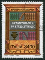 N°2210-1996-ITALIE-50E ANNIV DU PRIX STREGA-3400L