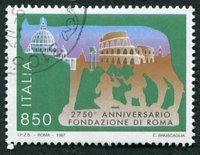 N°2221-1997-ITALIE-2750E ANNIV FONDATION DE ROME-850L