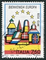 N°1998-1993-ITALIE-UNITE EUROPEENNE-ESPAGNE-750L