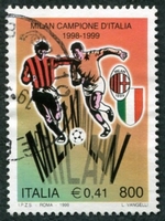 N°2370-1999-ITALIE-SPORT-FOOTBALL-MILAN CHAMP ITALIE-800L