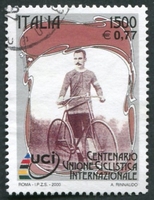 N°2427-2000-ITALIE-CYCLISTE DU DEBUT DU SIECLE-1500L