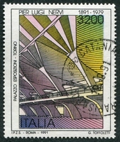 N°1921-1991-ITALIE-PALAIS DES EXPOS DE TURIN-3200L