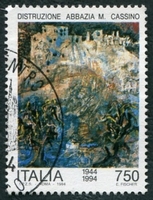 N°2064-1994-ITALIE-DESTRUCTION ABBAYE MONTE CASSINO-750L