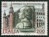 N°1541-1982-ITALIE-DUC FREDERICO DE MONTEFELTRO-200L