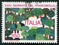 N°1552-1982-ITALIE-LE BOIS DANS LA VIE DE L'HOMME-350L