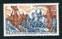 N°1657-1970-FRANCE-BATAILLE DE FONTENOY